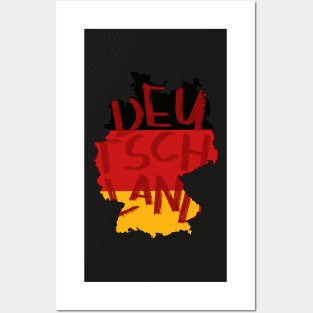 Germany country typography Posters and Art